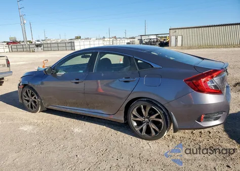 2020 Honda Civic Sport from USA, damaged, VIN 2HGFC2F84LH505177